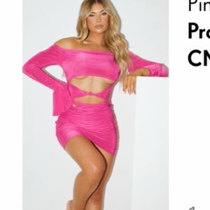 US 8 pink mini dress